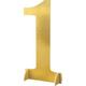 Giant Metallic Gold Number 1 Sign